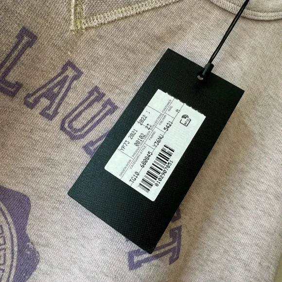 SAINT LAURENT YSL NWT Saint Laurent Universite Oversized Sweatshirt Fleece M - Picture 7 of 12